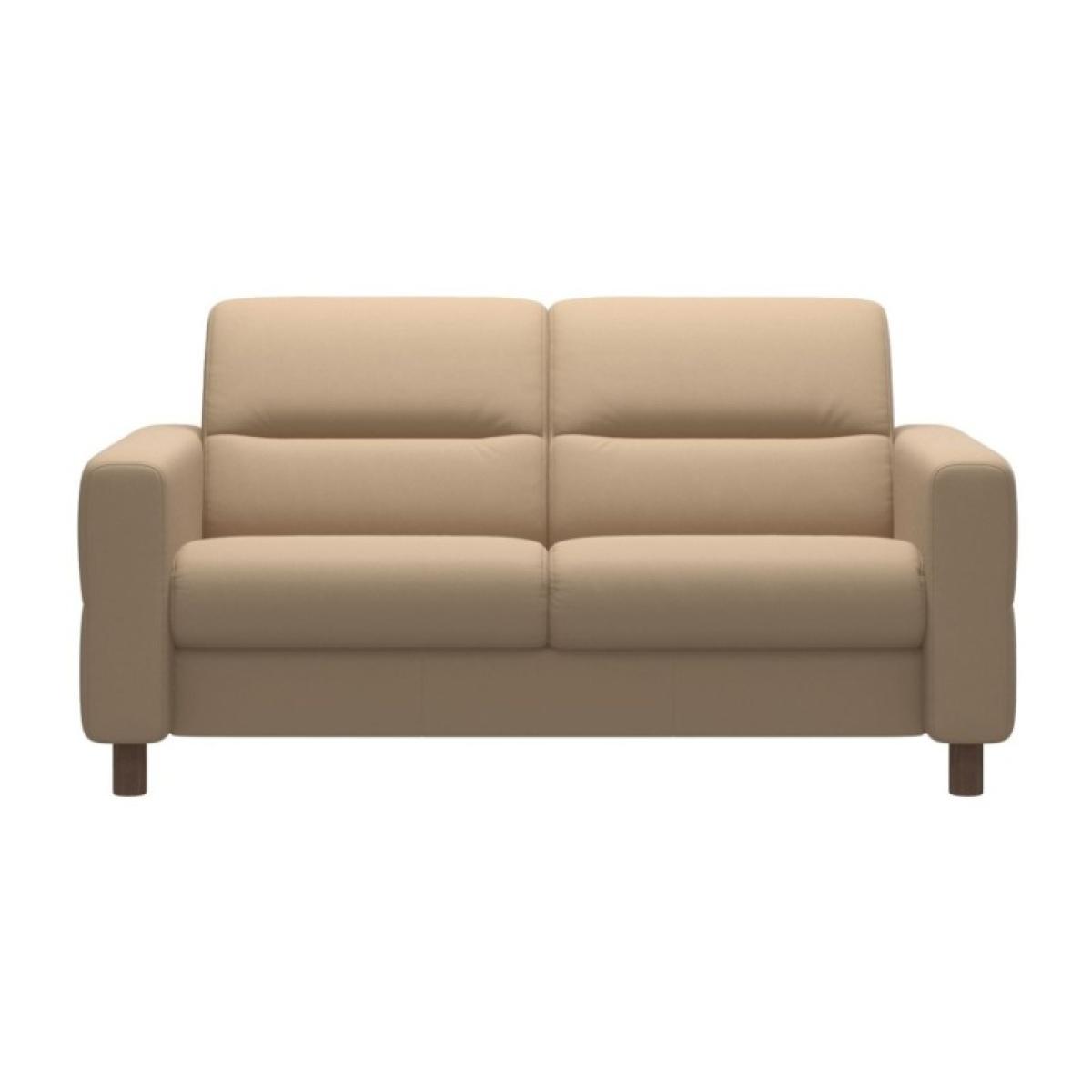 Stressless Fiona Leather 2 Seater Sofa - Noblesse Leather - 1 x Wood Arm LHF – image 7