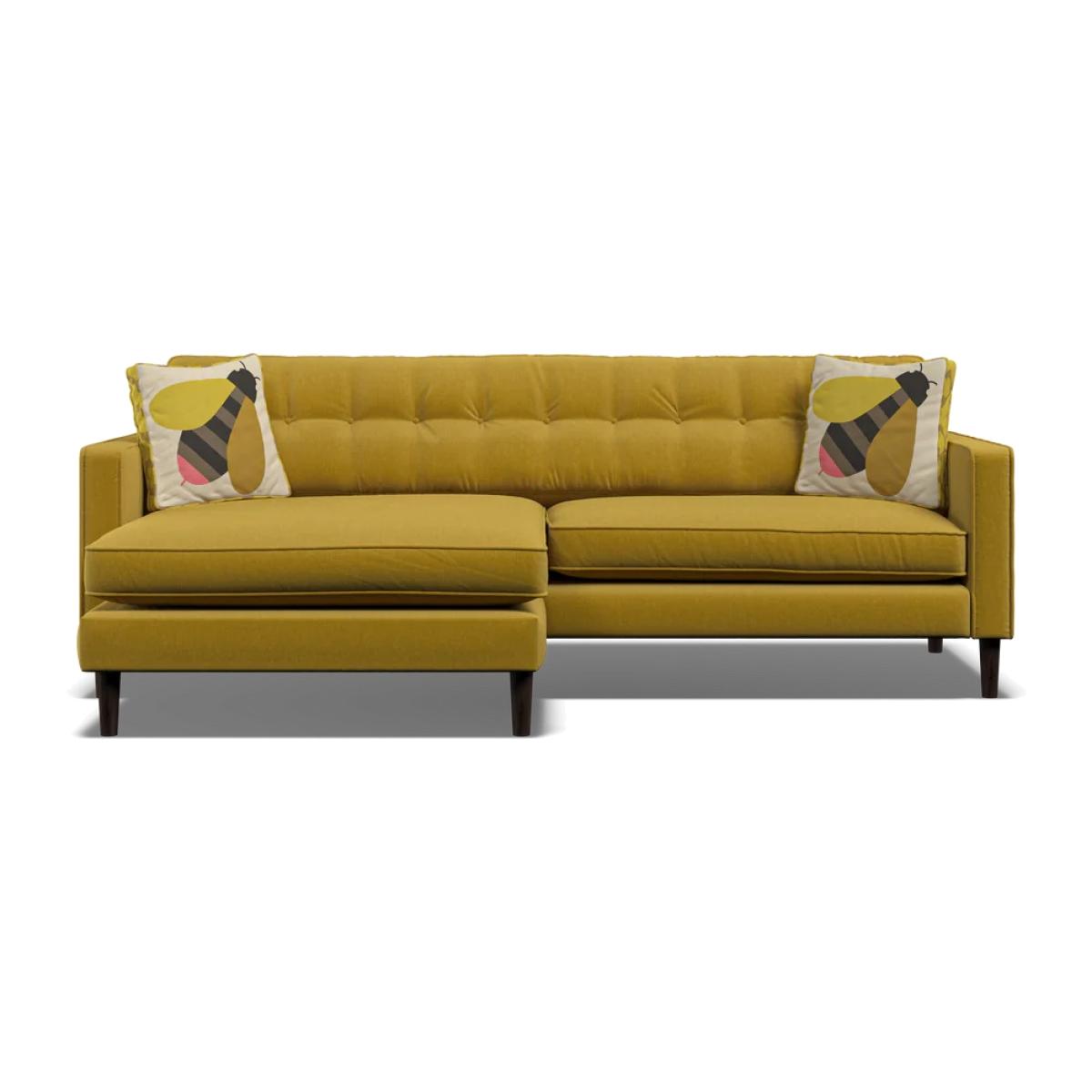 Orla Kiely Ebben Chaise Fabric Sofa - House Plain Fabric - Right Hand Facing – image 1