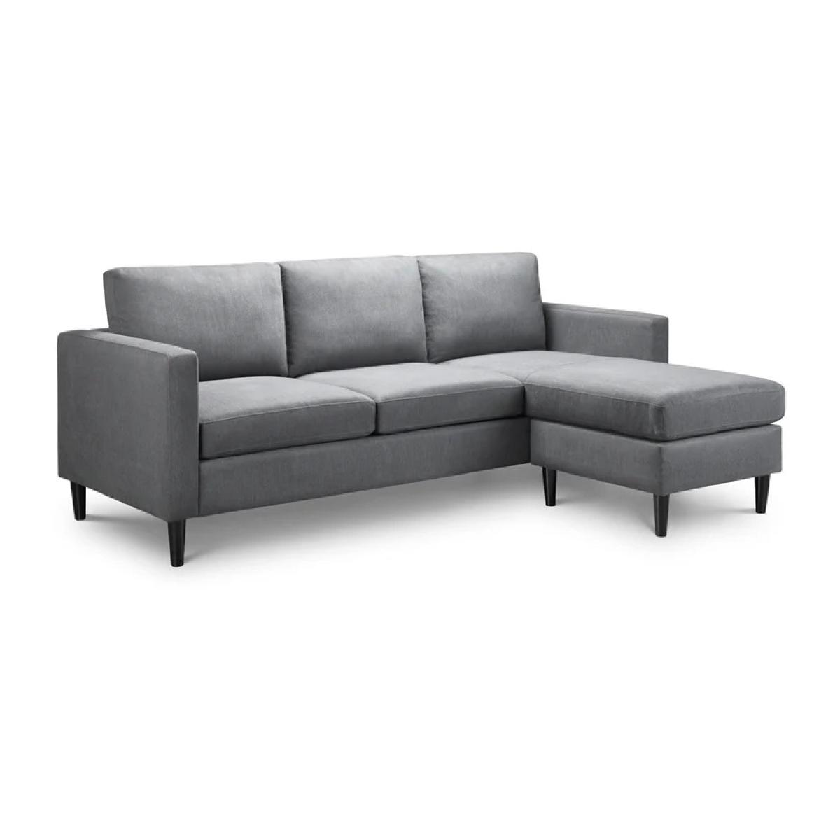 Julian Bowen Marant Corner Sofa In Grey – image 2