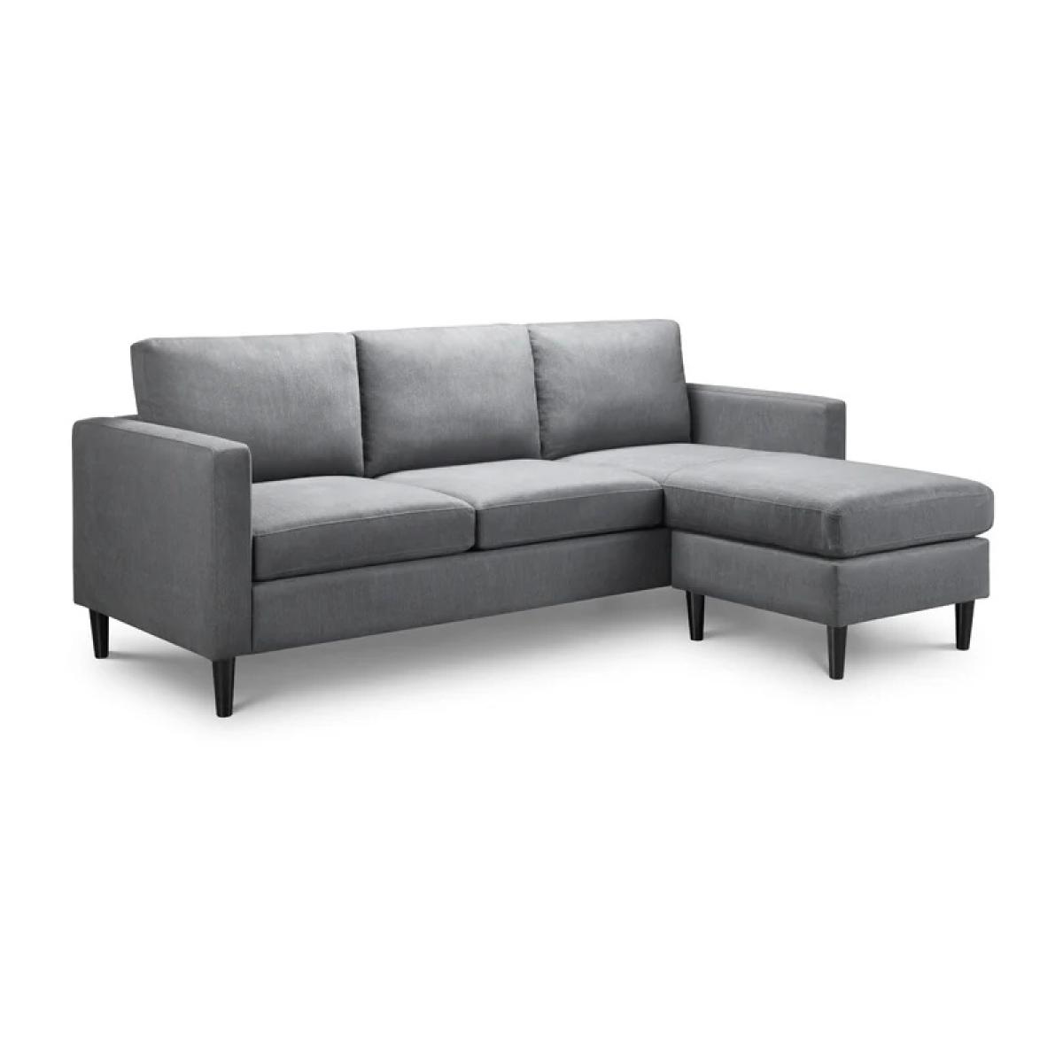 Julian Bowen Marant Corner Sofa In Grey – image 7