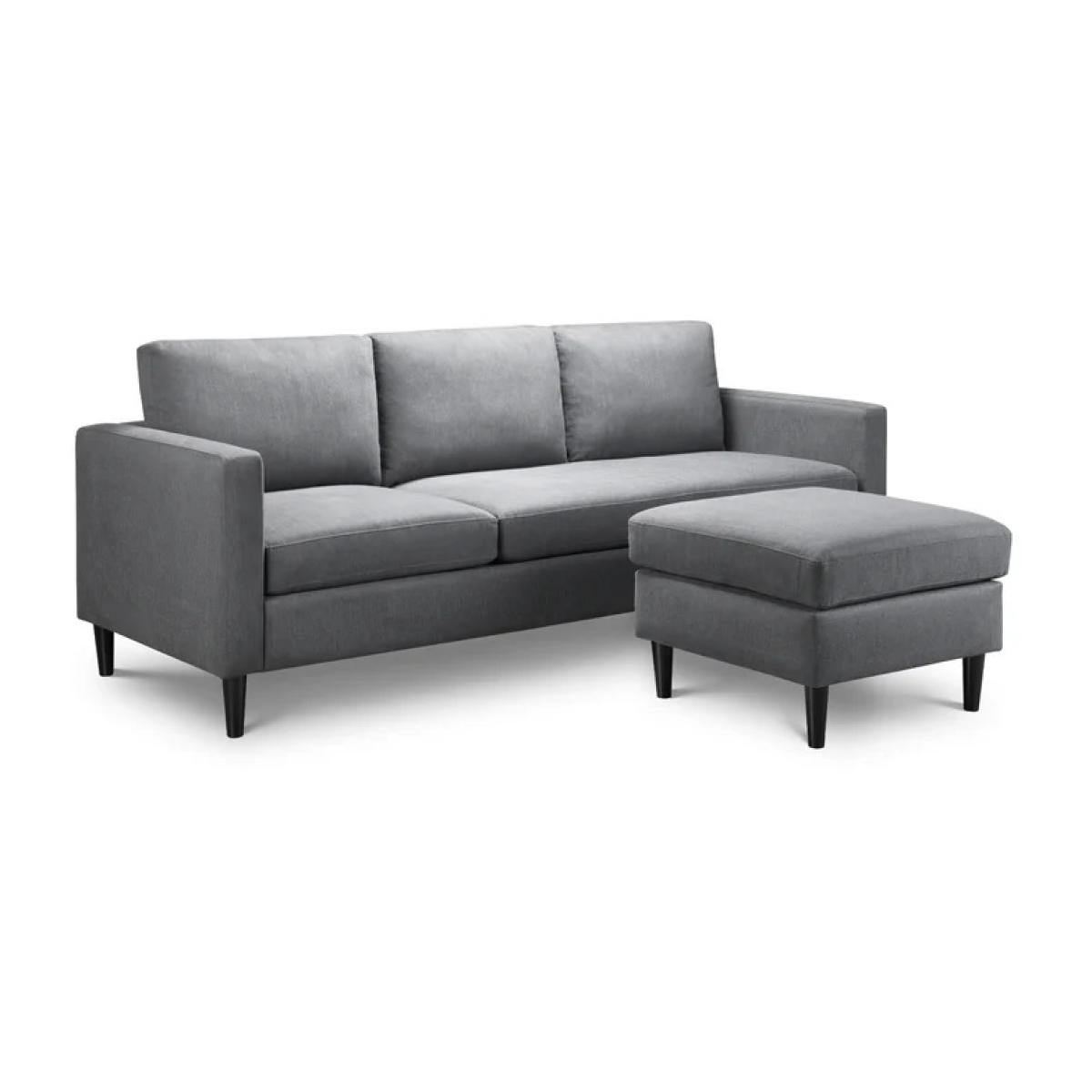 Julian Bowen Marant Corner Sofa In Grey – image 8
