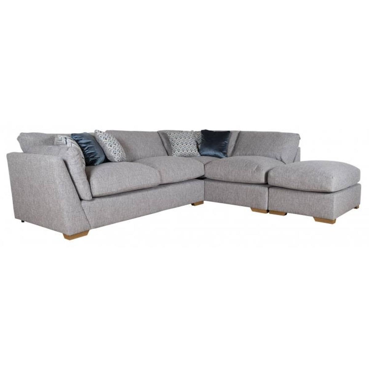 Phoebe 4 Seater Corner Sofa With Footstool - Napoli Leather - Right Hand Facing RH2/LFC/FST – image 2