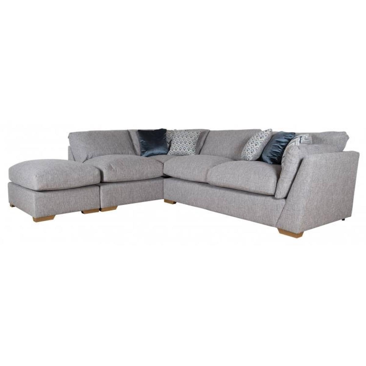 Phoebe 4 Seater Corner Sofa With Footstool - Turino Leather - Left Hand Facing LH2/RFC/FST – image 3