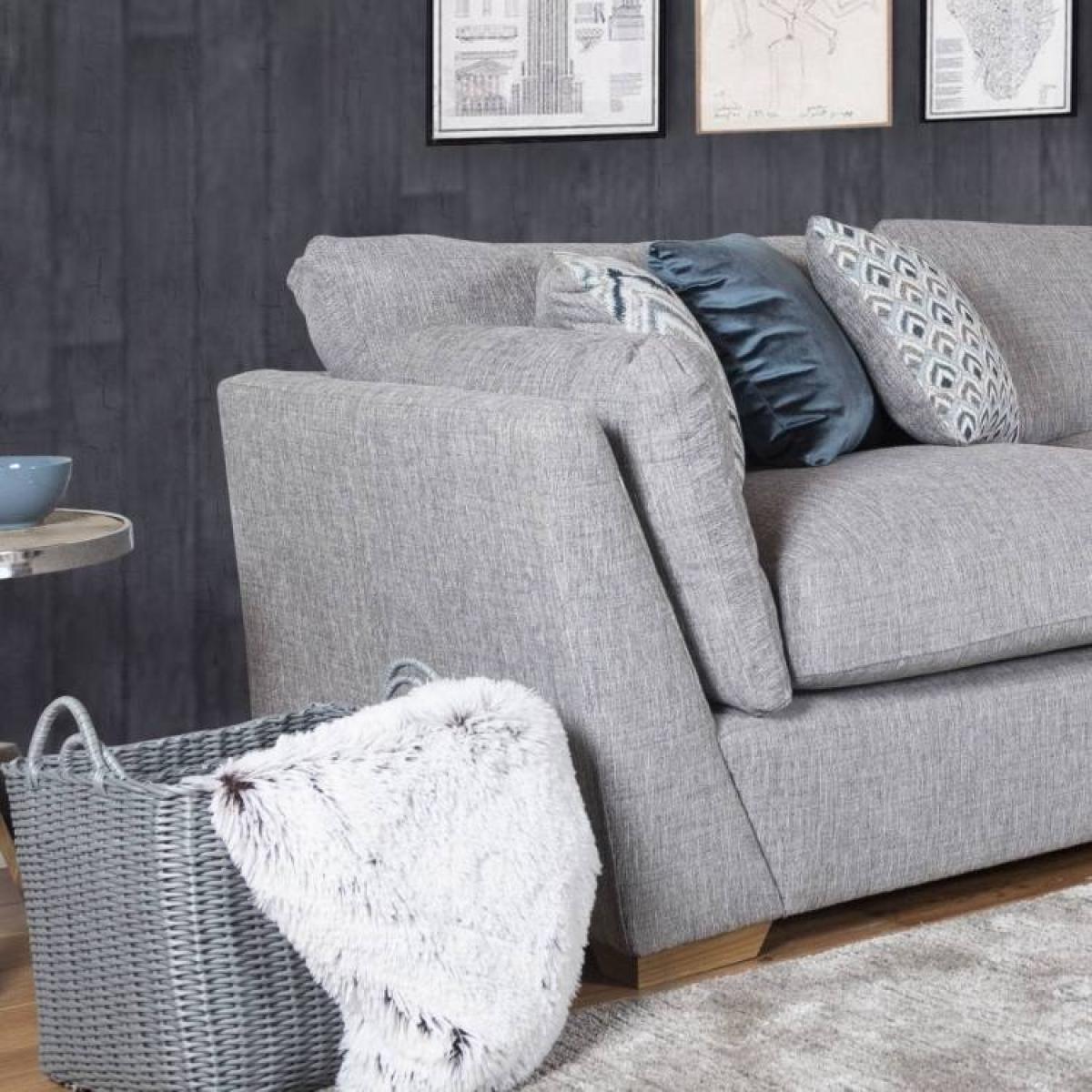 Phoebe 4 Seater Corner Sofa With Footstool - Turino Leather - Left Hand Facing LH2/RFC/FST – image 4
