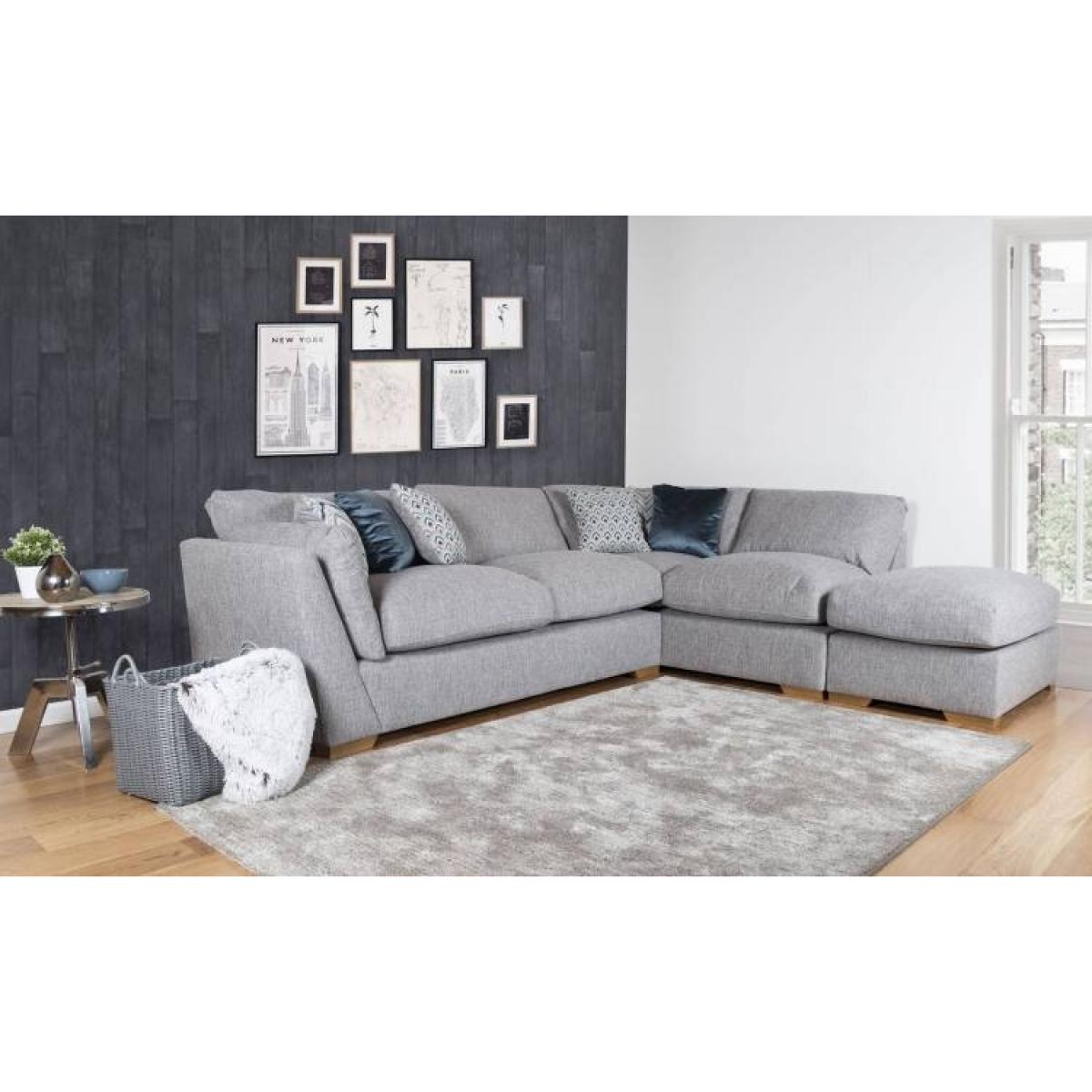 Phoebe 4 Seater Corner Sofa With Footstool - Turino Leather - Left Hand Facing LH2/RFC/FST – image 5