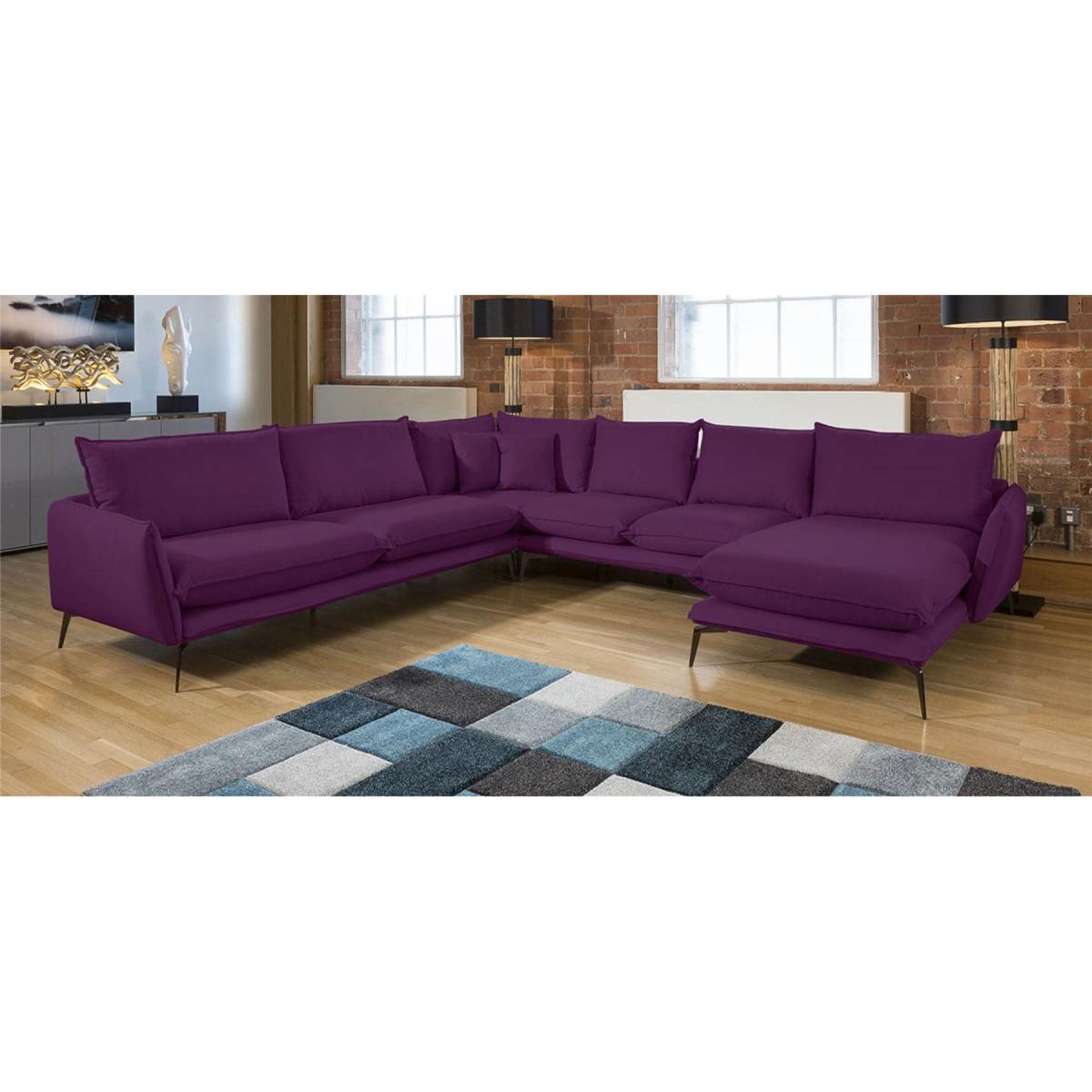Rachel Grand U Shape Designer Modular Sofa Many Fabrics 3.3 x 3.15m – image 5