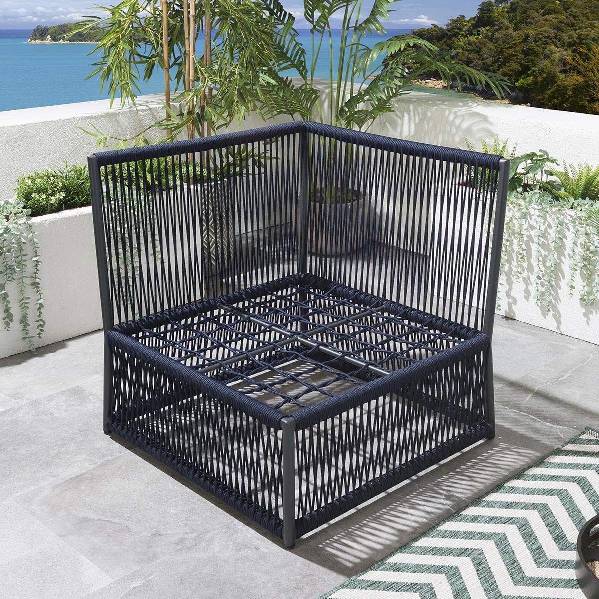 Quatropi Garden Corner Sofa - Luxury Modular Outdoor Sofa Set 6pc Blue – image 5