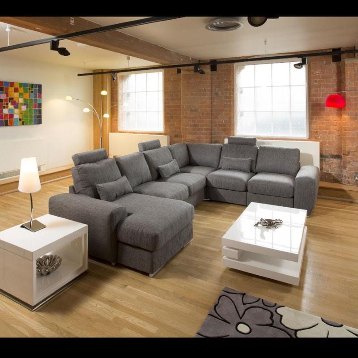 Large Luxury L Shape Corner Cinema Sofa Chaise Any Colour Grande 4LH