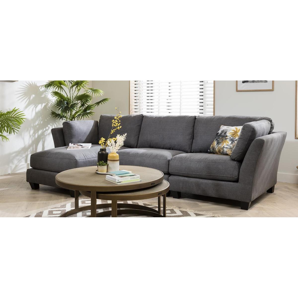 Modern Modular 3 Seater Chaise Sofa 294x162cm Premium Custom Fabric – image 4