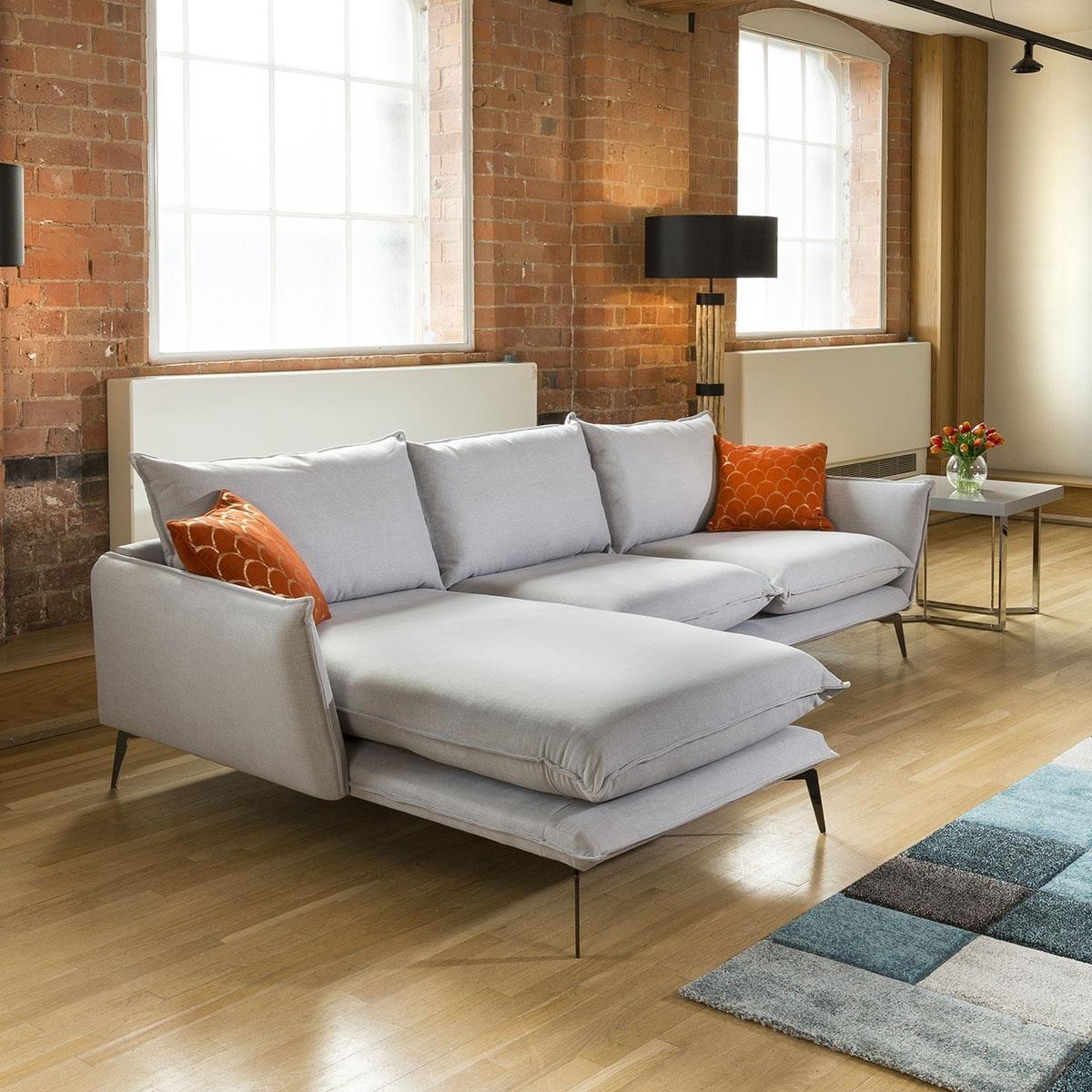 Rachel Large L Shape Corner Modular Sofa Chaise Many Fabrics 2.8 x 1.6m – image 1