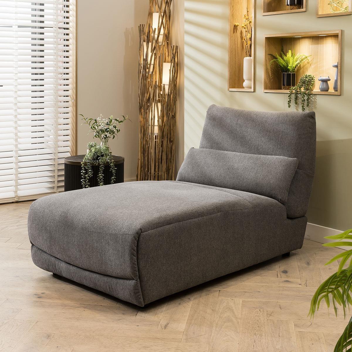 Premium 4 Seater L-Shape Modern Corner Sofa Set Chaise Grey Fabric L1 – image 4