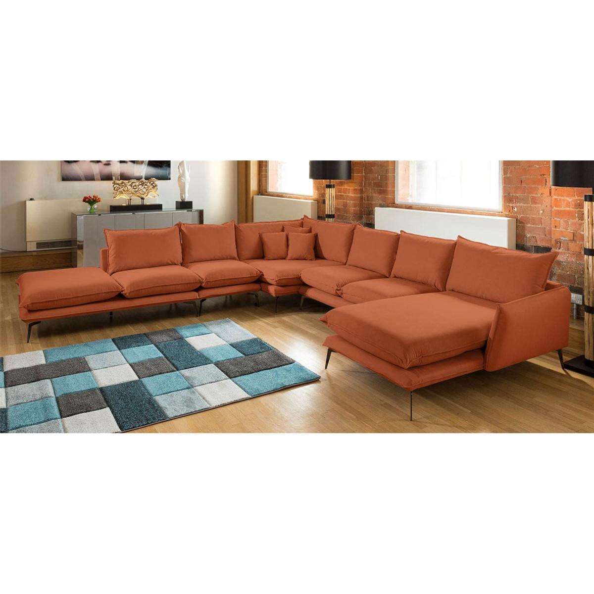Rachel Grand U Shape Oversize Corner Modular Sofa Many Fabrics 3.64 x 3.75m – image 3