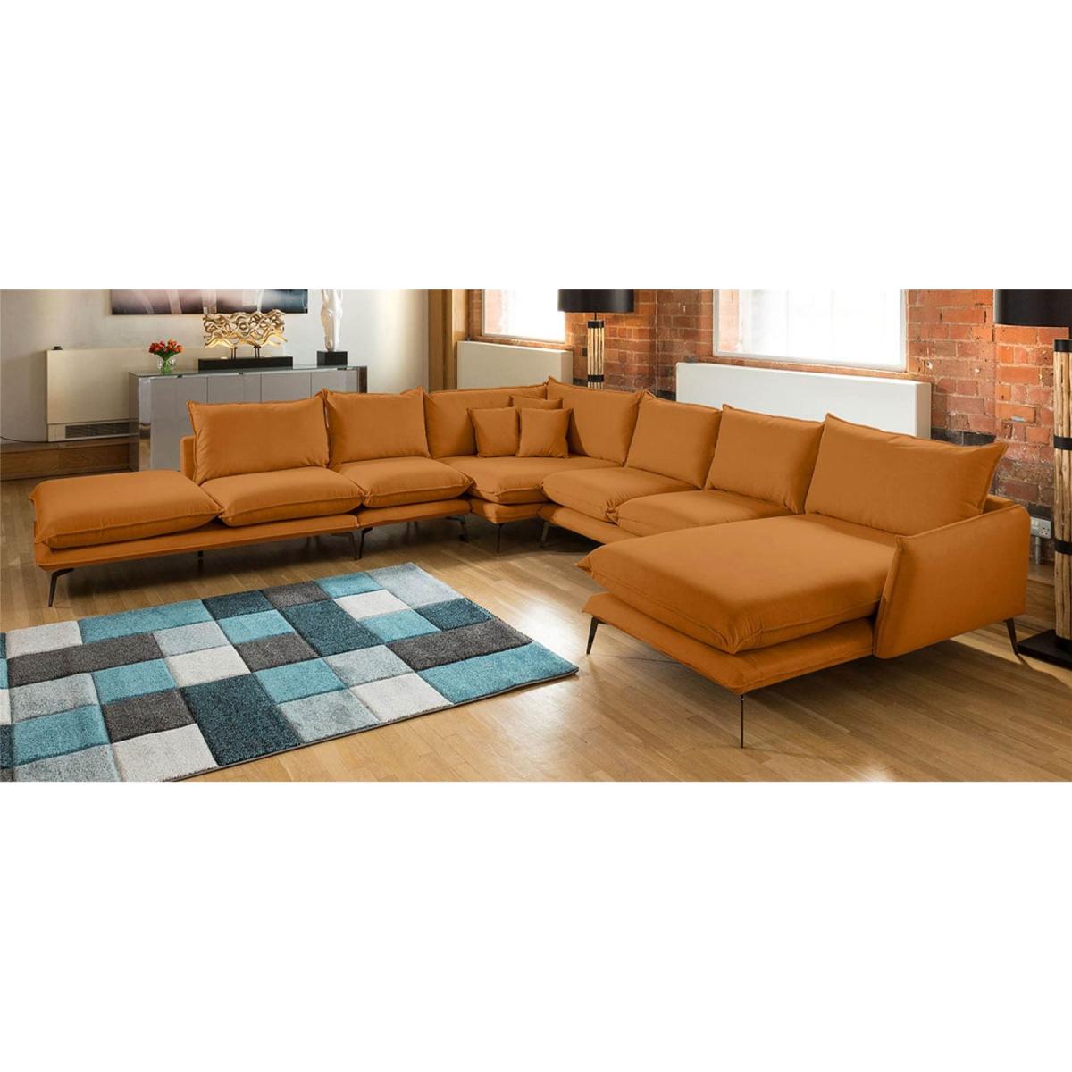 Rachel Grand U Shape Oversize Corner Modular Sofa Many Fabrics 3.64 x 3.75m – image 7