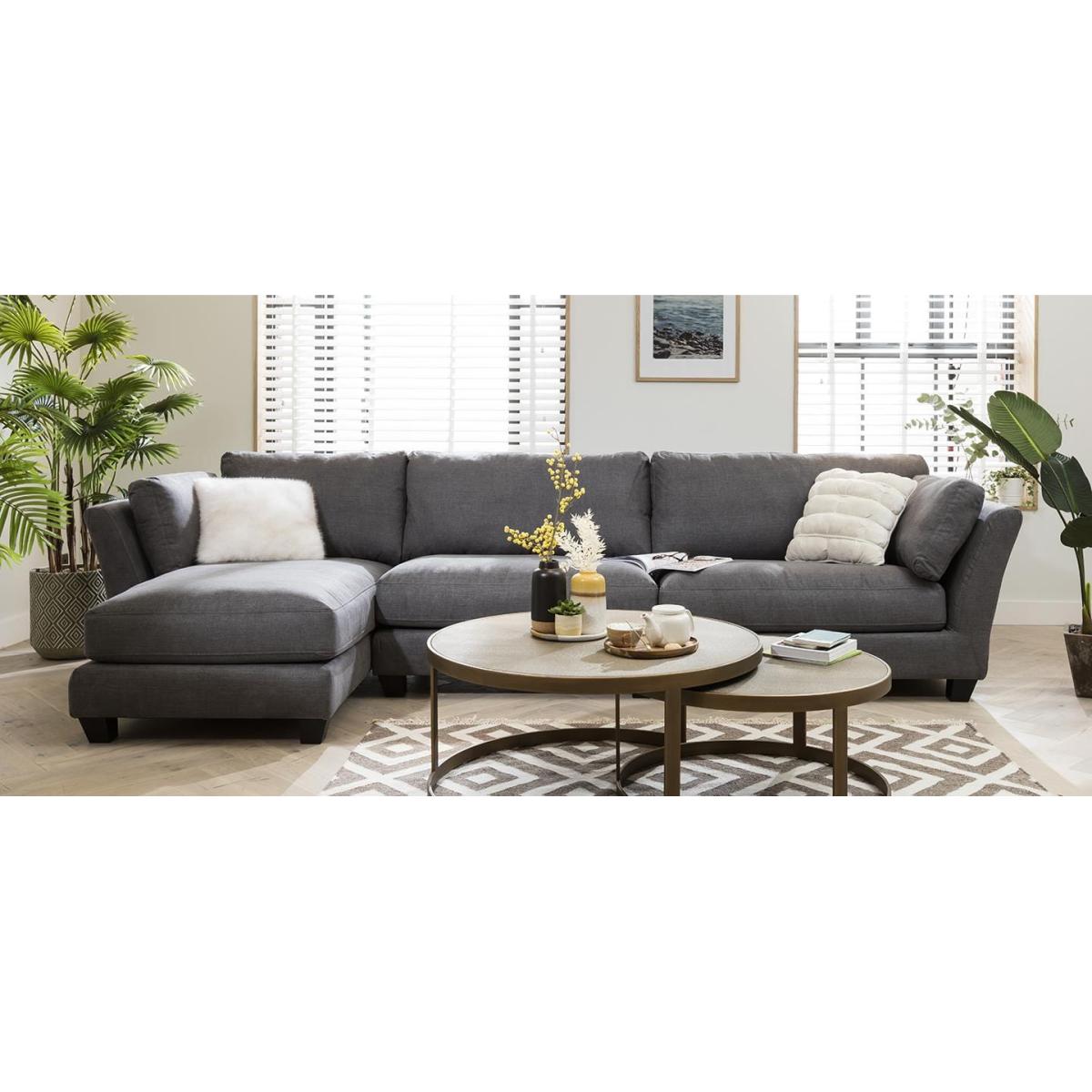4 Seater Modern Modular Chaise Sofa 334x162cm Premium Custom Fabric – image 2