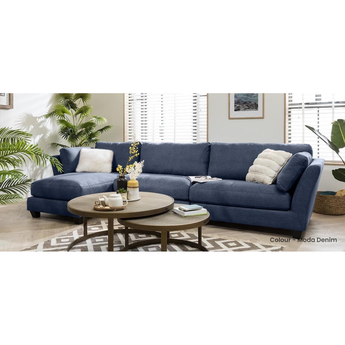 4 Seater Modern Modular Chaise Sofa 334x162cm Premium Custom Fabric – image 9