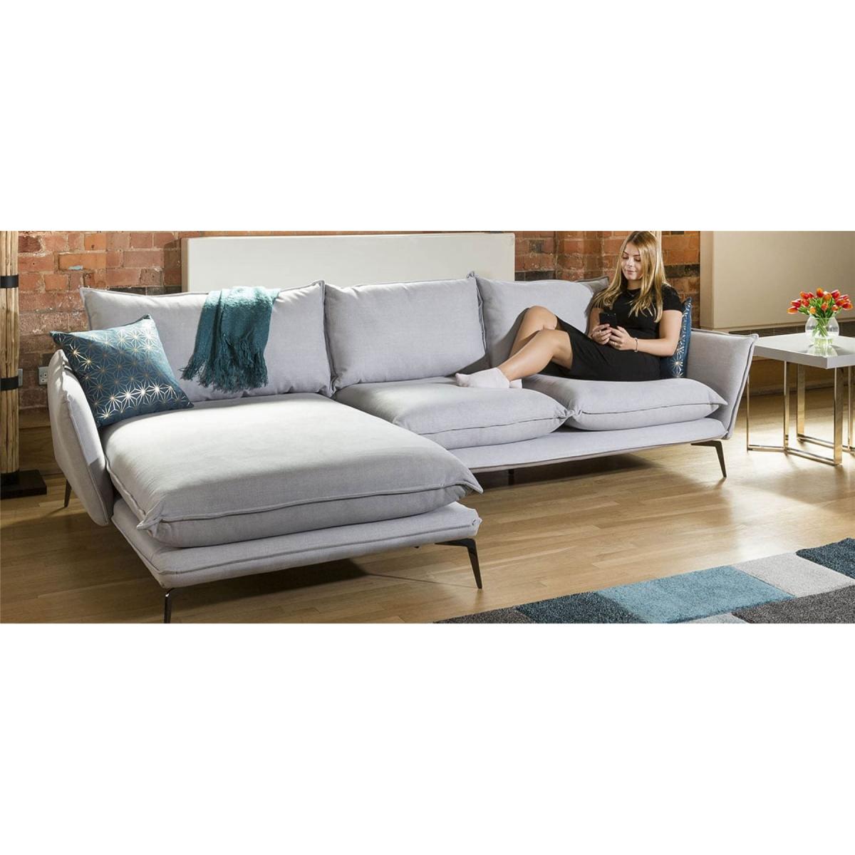 Rachel Extra Large L Shape Modular Sofa Chaise Many Fabrics 3.0 x 1.8m – image 2
