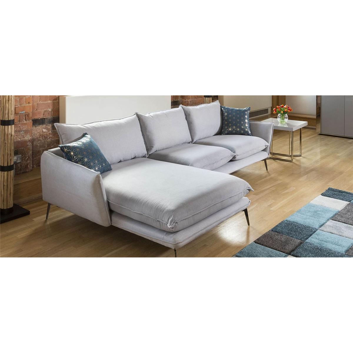 Rachel Extra Large L Shape Modular Sofa Chaise Many Fabrics 3.0 x 1.8m – image 3