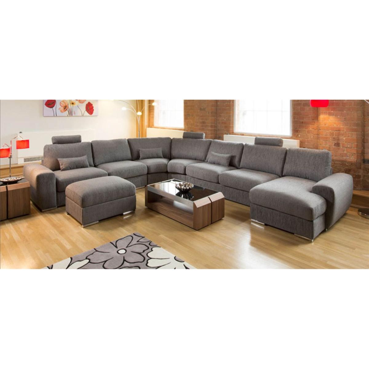 Massive Ultra Modern Quality Sofa Corner Group Footstool Grande 23RH – image 2
