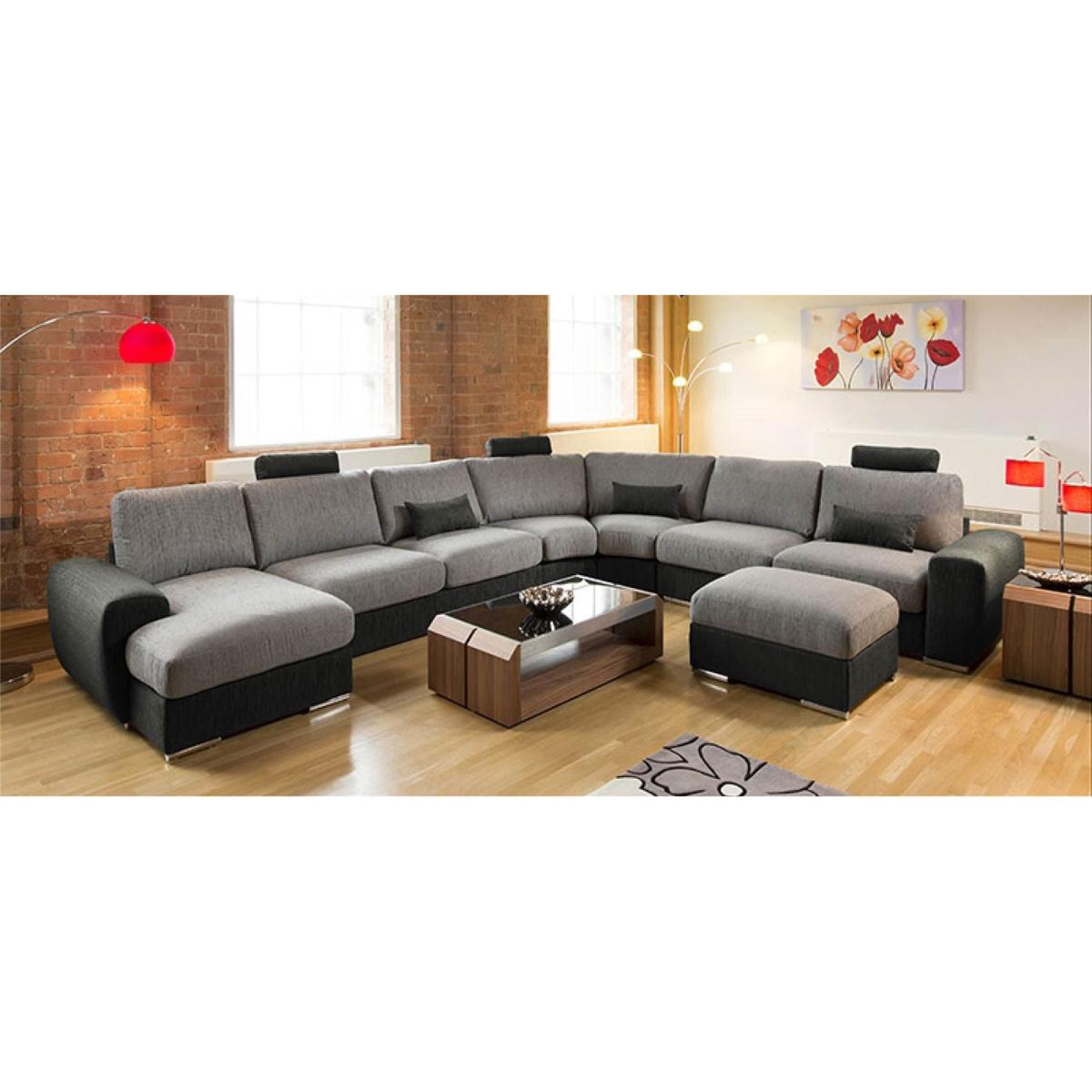 Massive Ultra Modern Quality Sofa Corner Group Footstool Grande 23RH – image 11