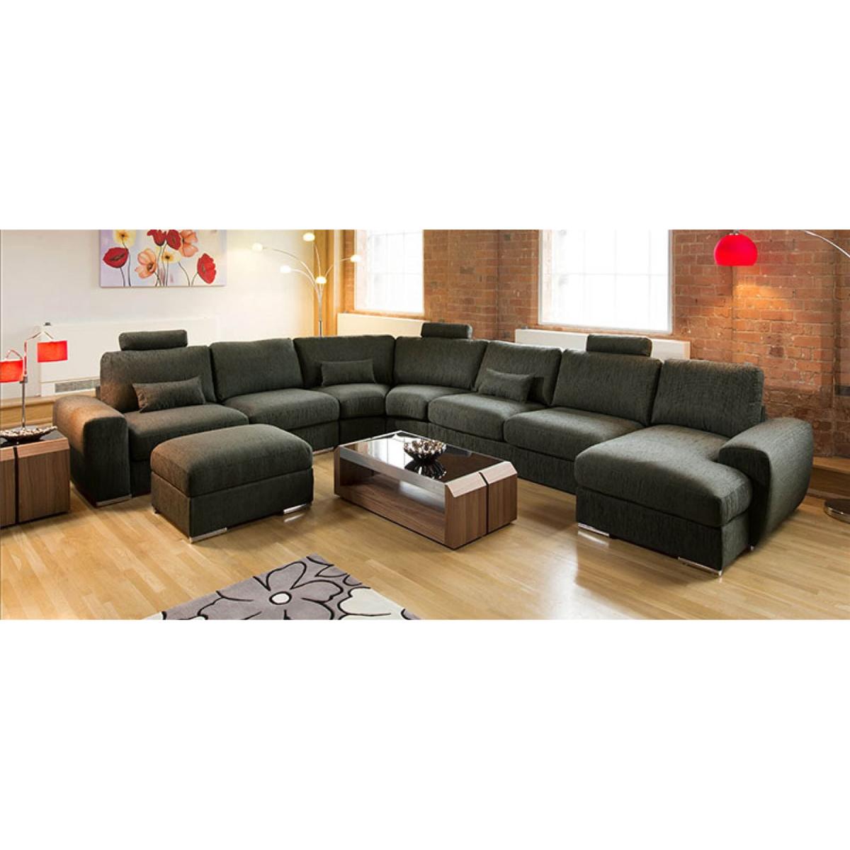 Massive Ultra Modern Quality Sofa Corner Group Footstool Grande 23RH – image 3