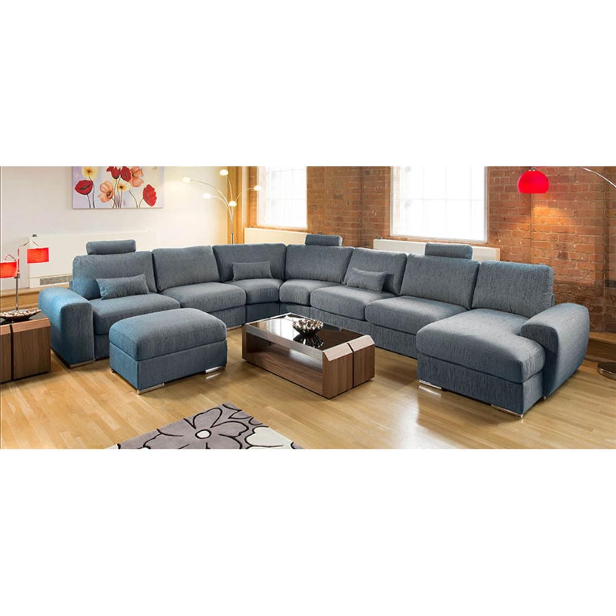 Massive Ultra Modern Quality Sofa Corner Group Footstool Grande 23RH – image 5