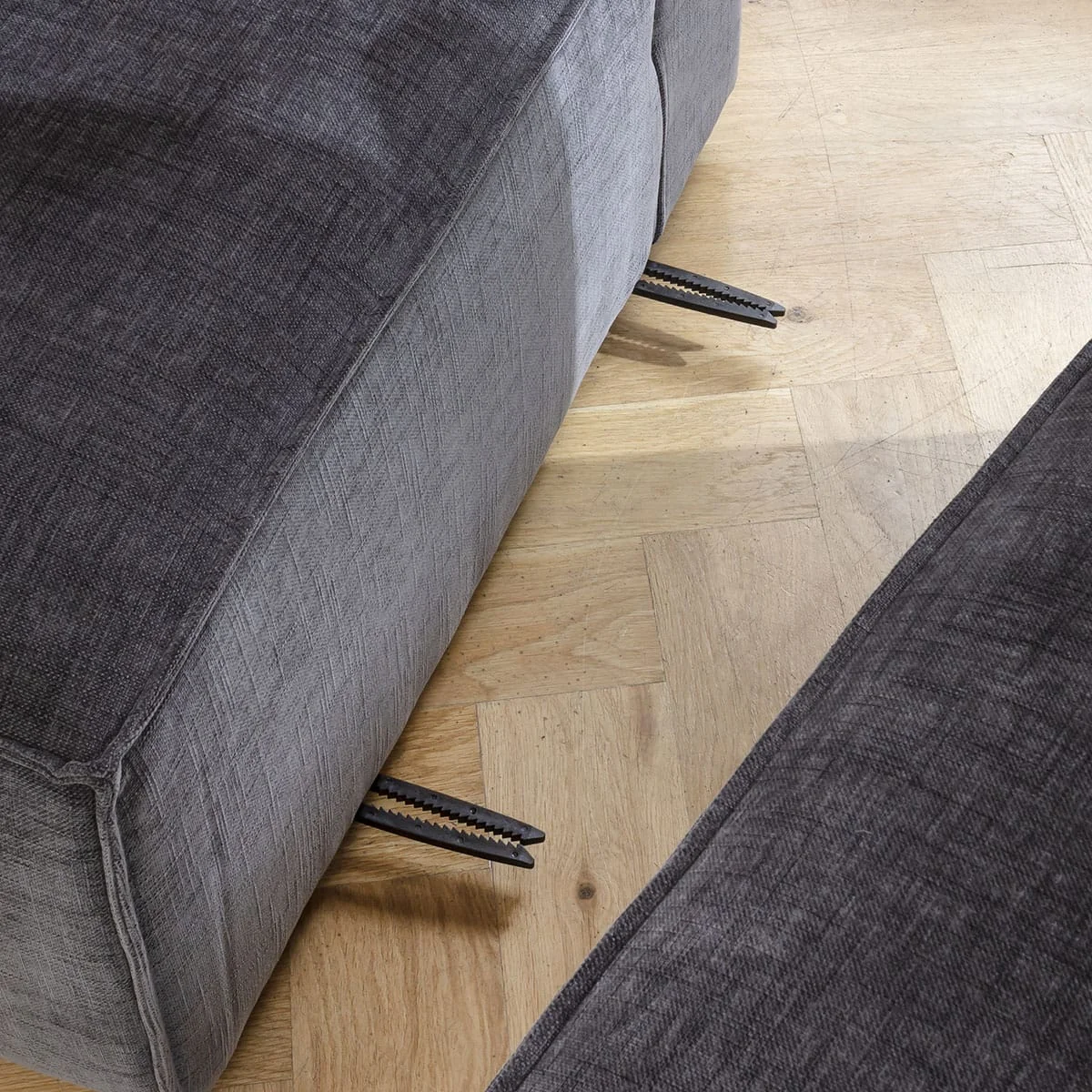 Modern Grey Corner Sofa 4 Seater Modular Couch 306x208cm – image 5
