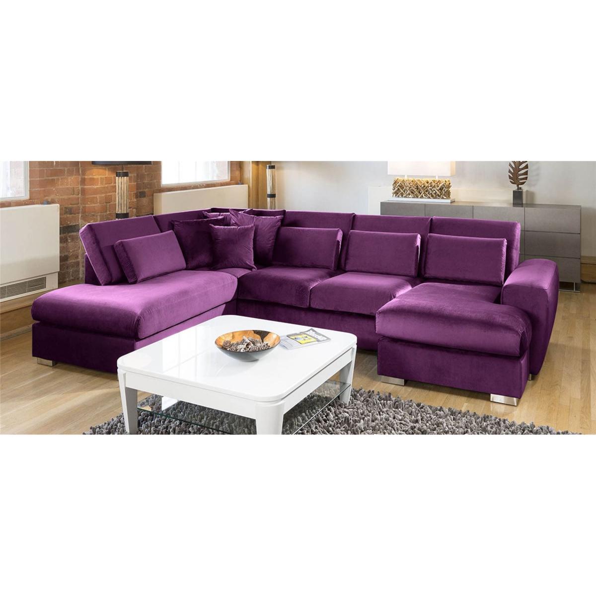 Stunning Corner Sofa Velvet Quatropi Ohio Large 5 Seater L Shaped 33L – image 8