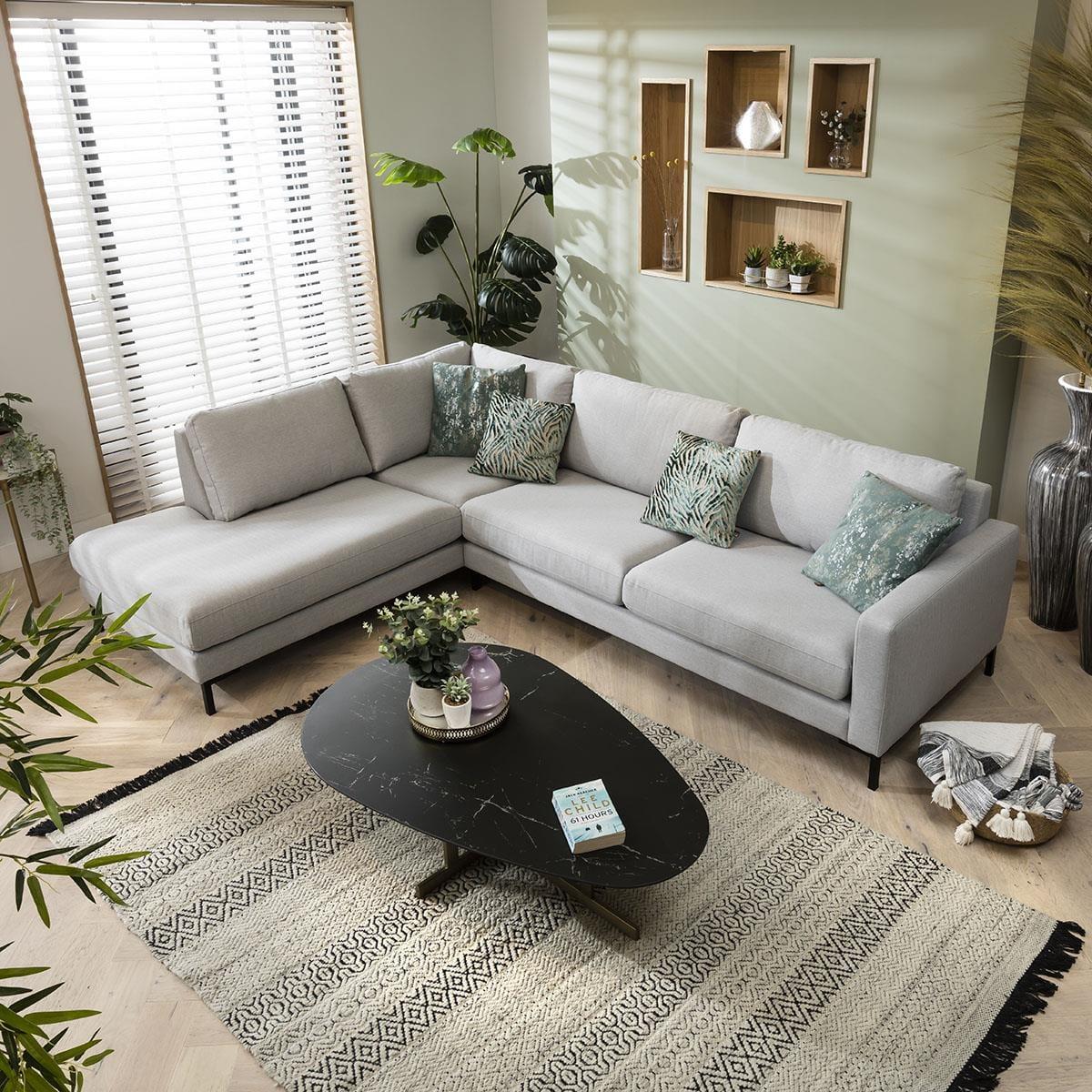 Premium Corner Sofa - Modern Left-Hand 4 Seater L-Shape - Choose Your Fabric - 290cm