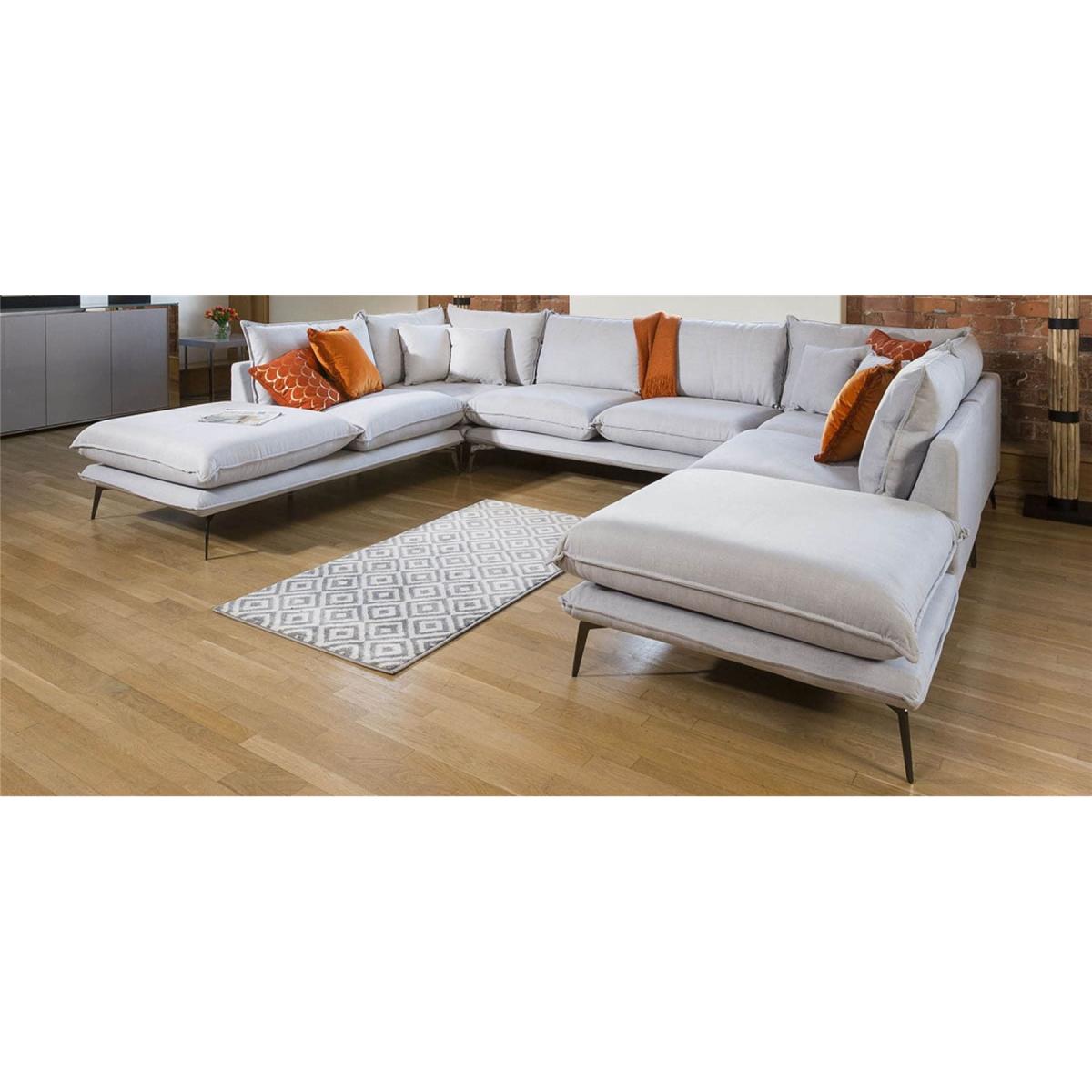 Stunning Rachel Massive U Shape Modular Sofa Many Fabrics 3.45 x 2.55m – image 2