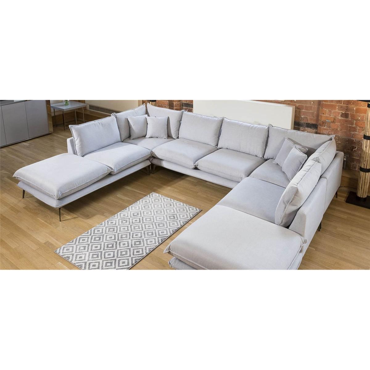 Stunning Rachel Massive U Shape Modular Sofa Many Fabrics 3.45 x 2.55m – image 4