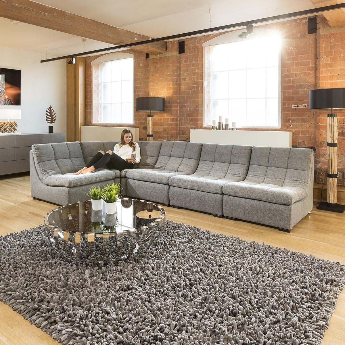 Quatropi Designer Relax Range Corner Sofa Luxury 5 Seater L6