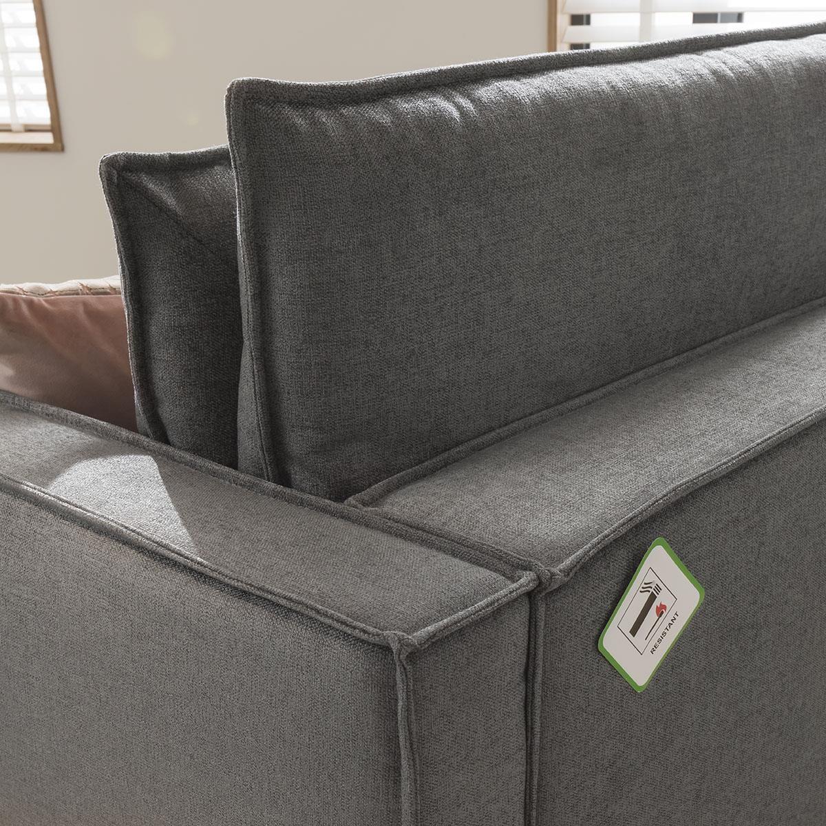 Quatropi 6 Seater Modular Corner Sofa - Right Hand L-Shape, Kyle 360x306cm – image 11