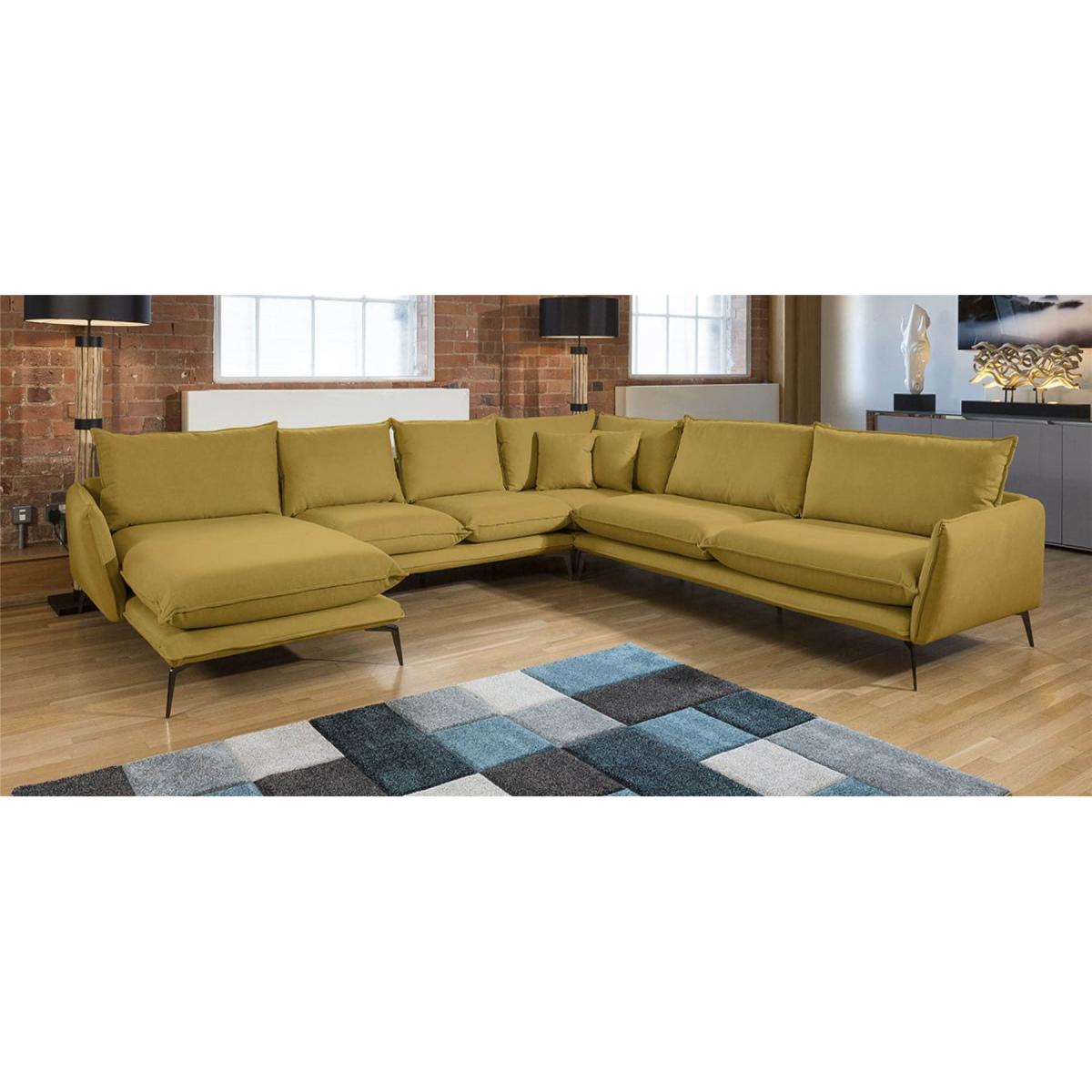 Rachel Giant U Shape Contemporary Modular Sofa Many Fabrics 3.3 x 3.15m – image 6