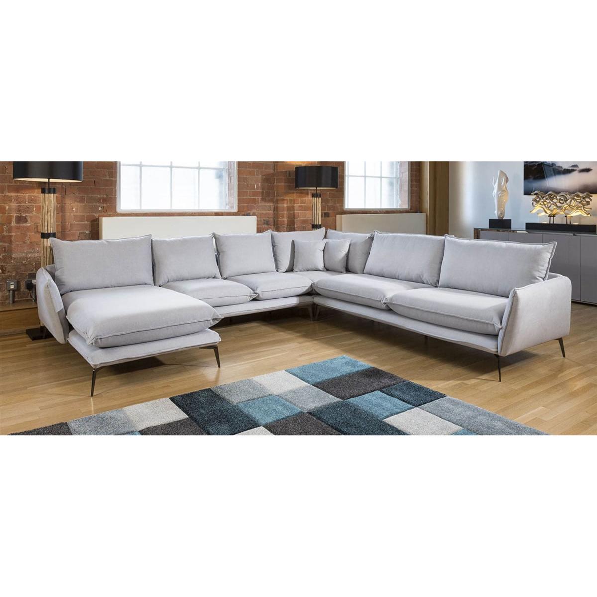 Rachel Giant U Shape Contemporary Modular Sofa Many Fabrics 3.3 x 3.15m – image 8