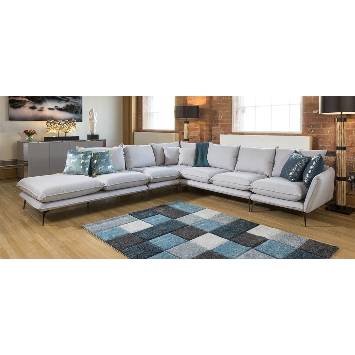 Rachel Extra Large L Shape Corner Modular Sofa Many Fabrics 3.25 x 3.25m – image 3