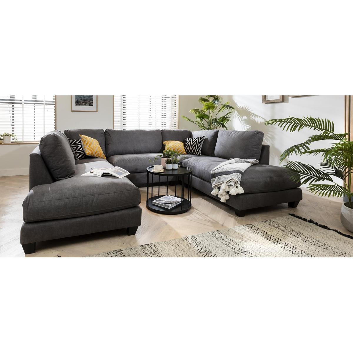 Modern Modular U Shape Corner 6 Seater Sofa 295x225cm Custom Fabric – image 8