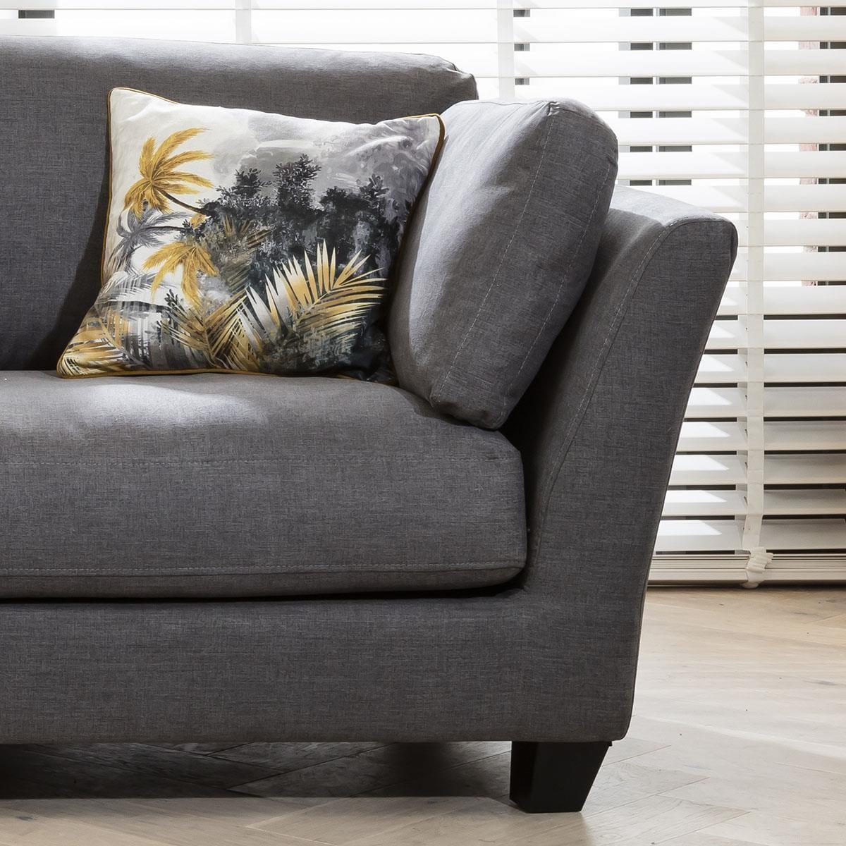 Modern Modular L Shape Corner Sofa 4 Seater 374x162cm Custom Fabric – image 5