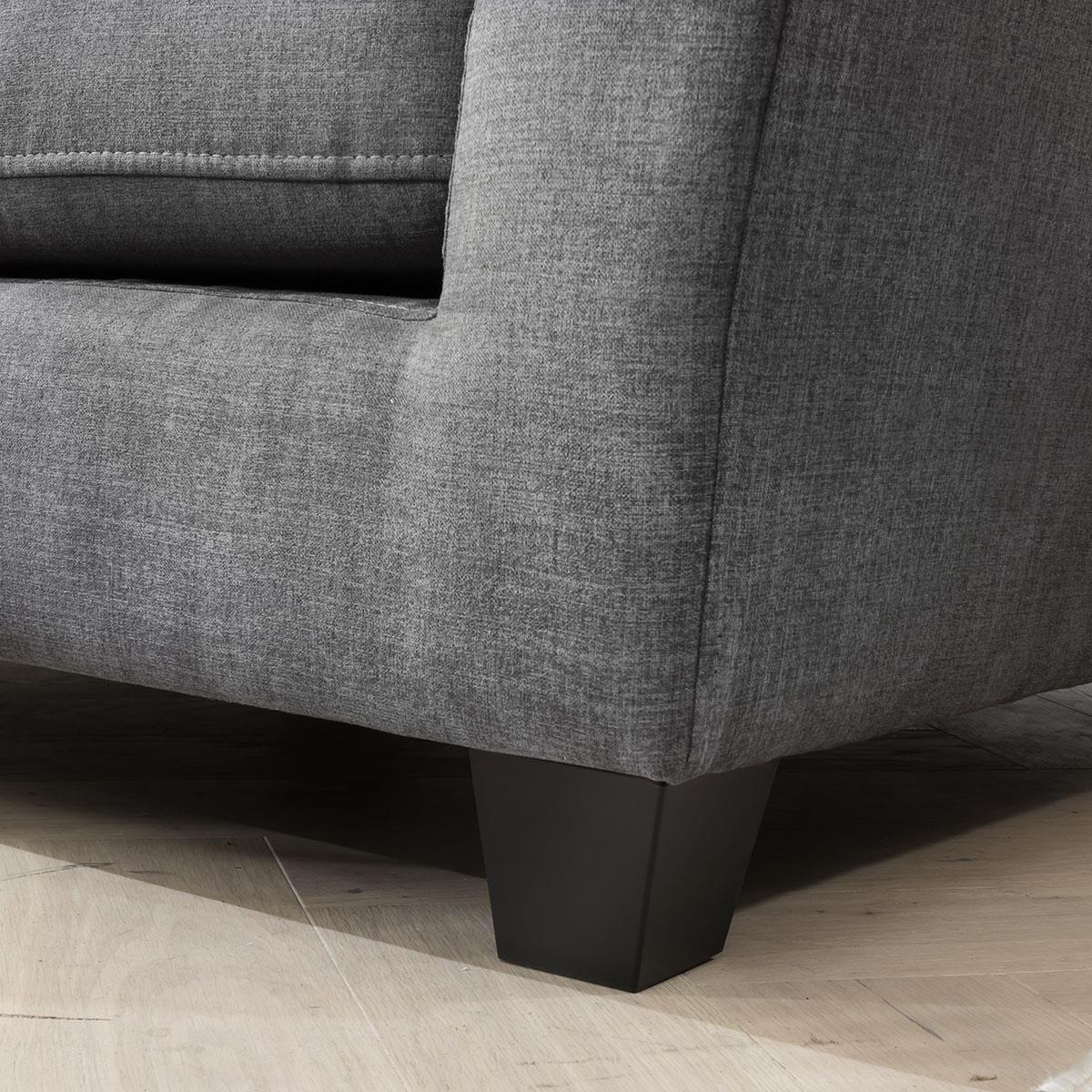 Modern Modular L Shape Corner Sofa 4 Seater 374x162cm Custom Fabric – image 6