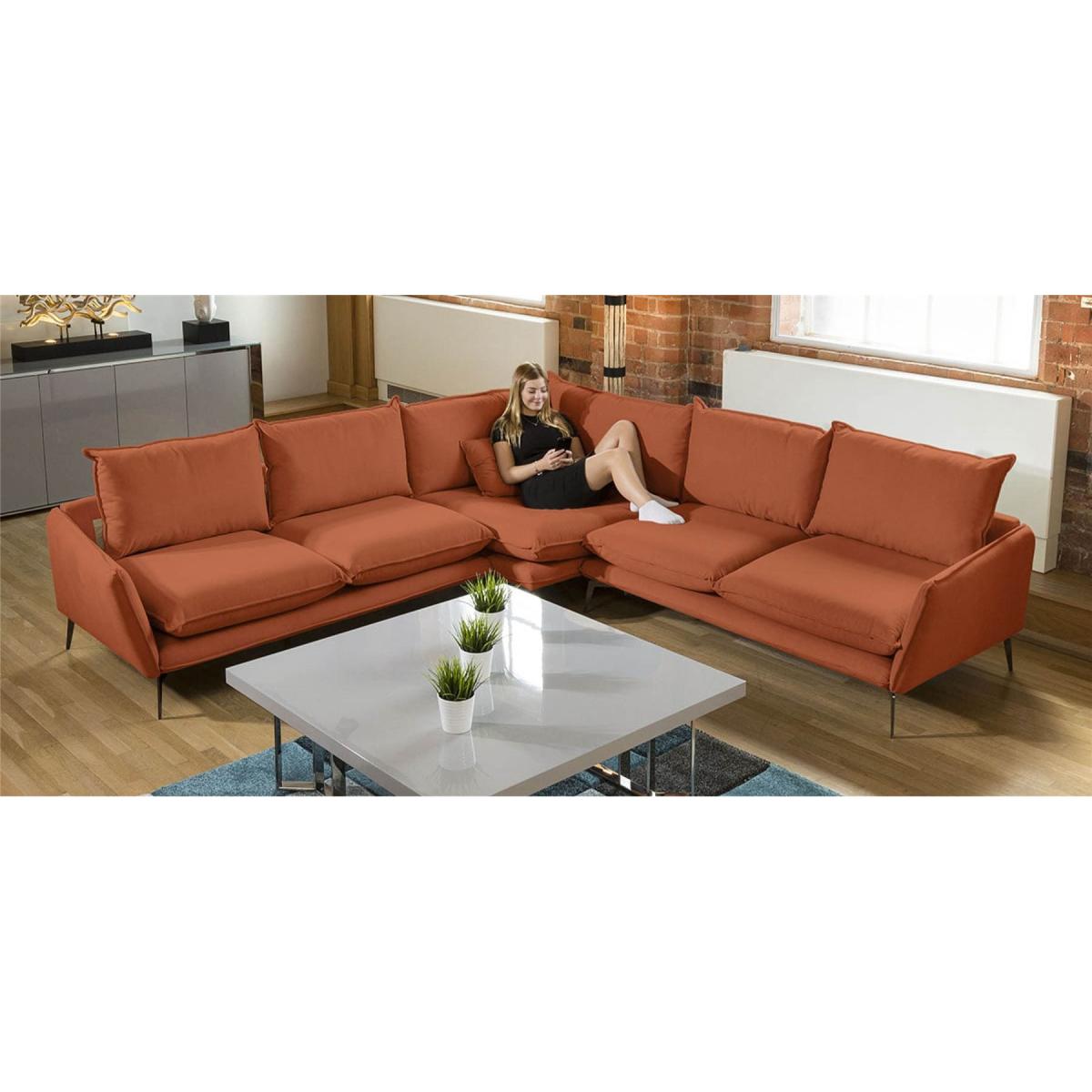 Rachel Massive L Shape Oversize Corner Modular Sofa Many Fabrics 3.0 x 3.0m – image 4