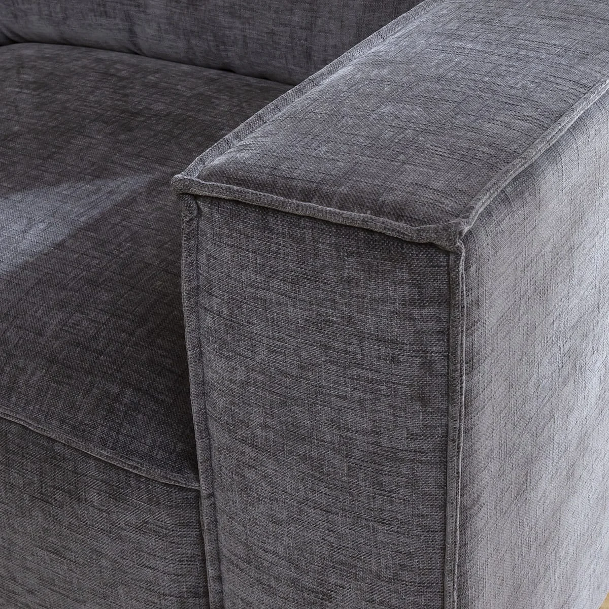 Rupert Left-Hand Armed Modular Sofa Section Storm 110x98cm – image 2