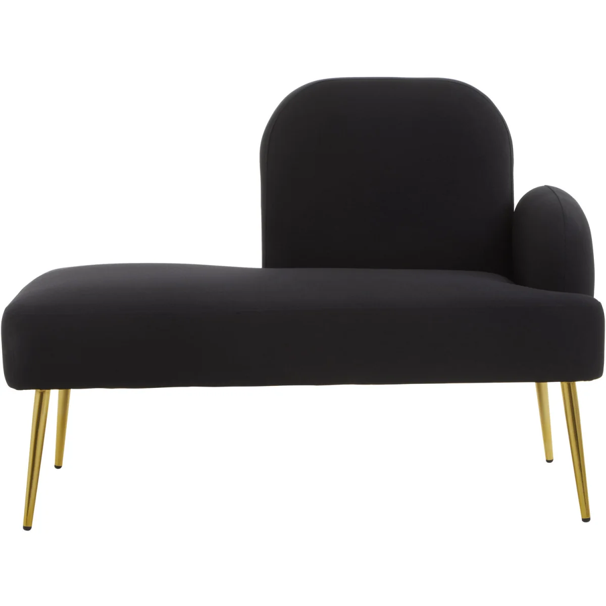 Heather Black Right Hand Chaise Longue - Black – image 2