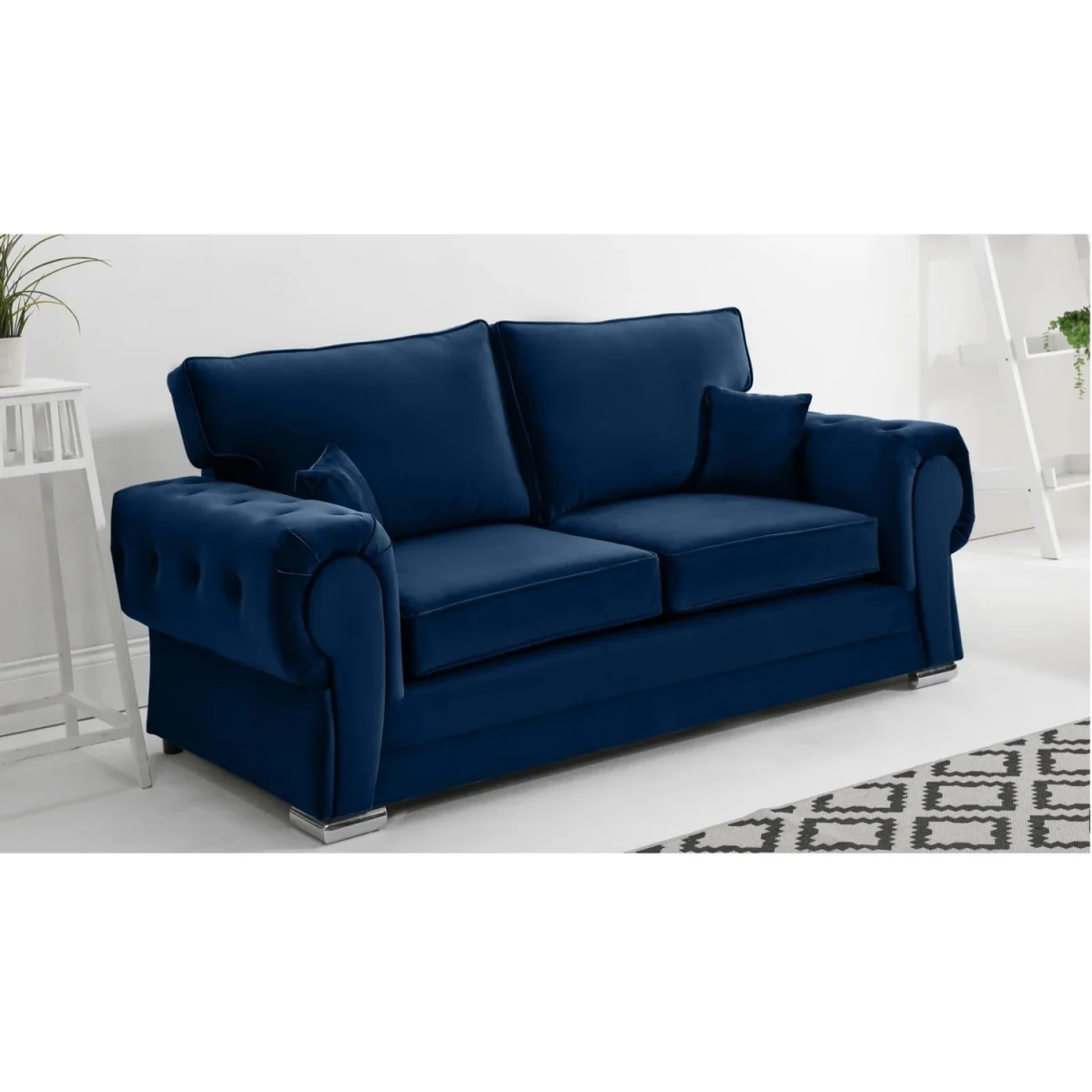 VERONA Plush Fabric 2 Corner 2 (2C2) Scatter Back Sofa – image 10