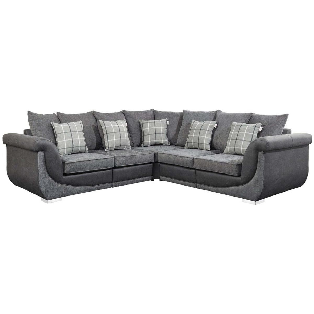 Balmoral Corner Sofa 2 and 2 Seater - Grey – image 2