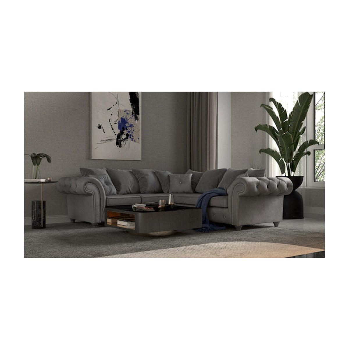 Kensington Corner Sofa 2 and 2 Seater - Light Grey