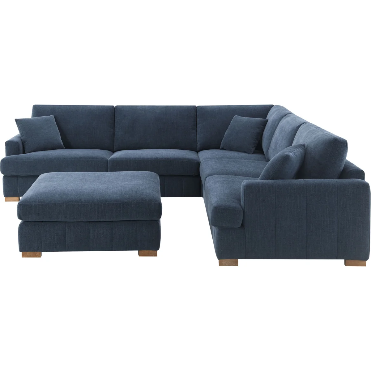 Arden Corner Sofa with Footstool - Navy – image 6