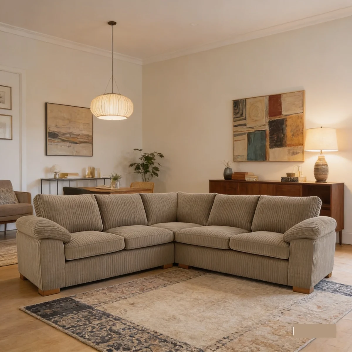 Amalfi Jumbo Cord 2C2 Corner Sofa – image 4