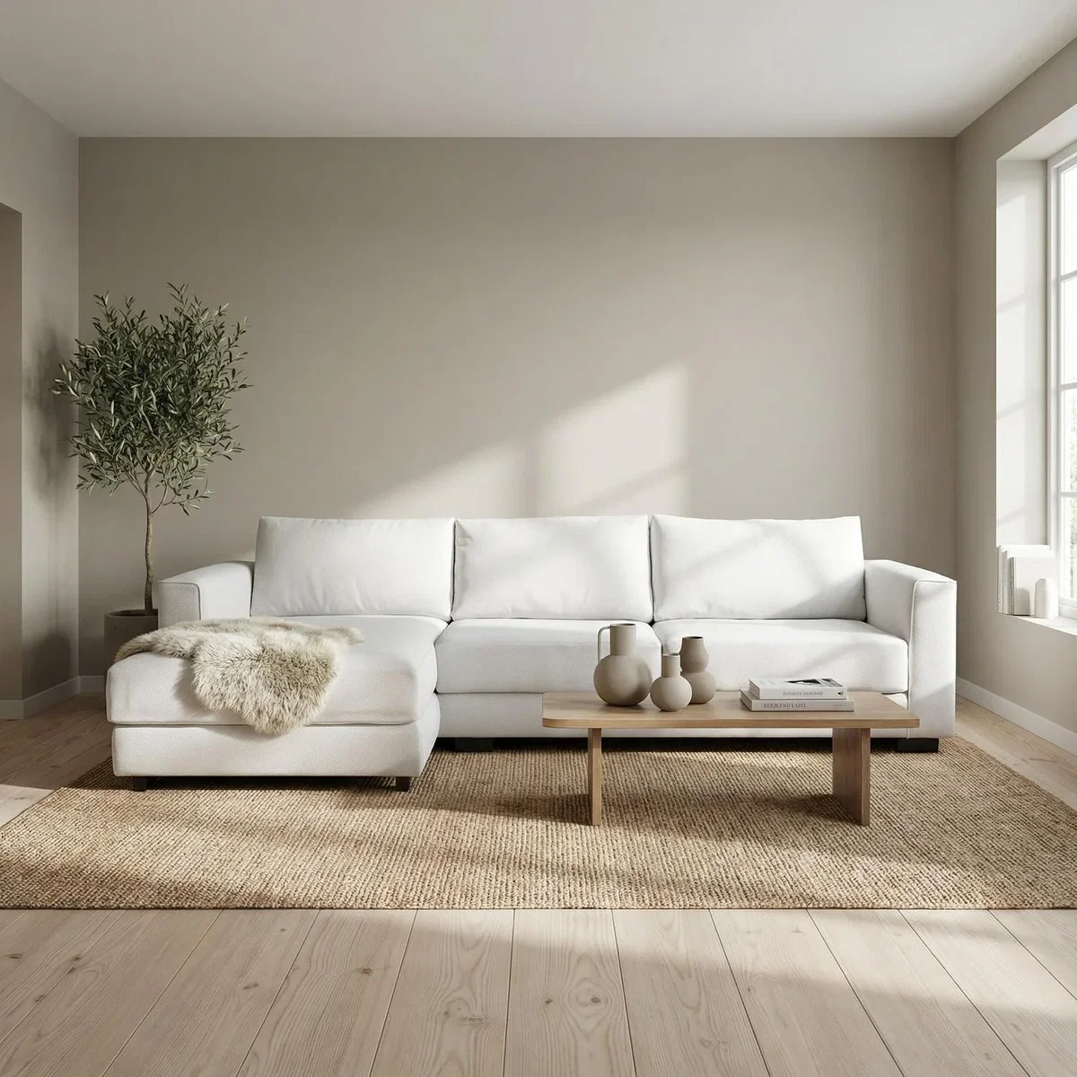 Kaizer Corner Sofa with Bubble Fabric Left Facing Dark Blue - White