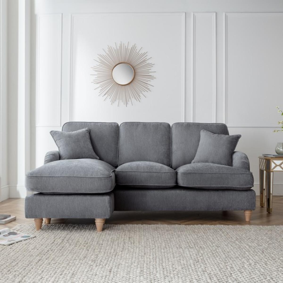 The Eva Left Hand Chaise - Charcoal – image 1