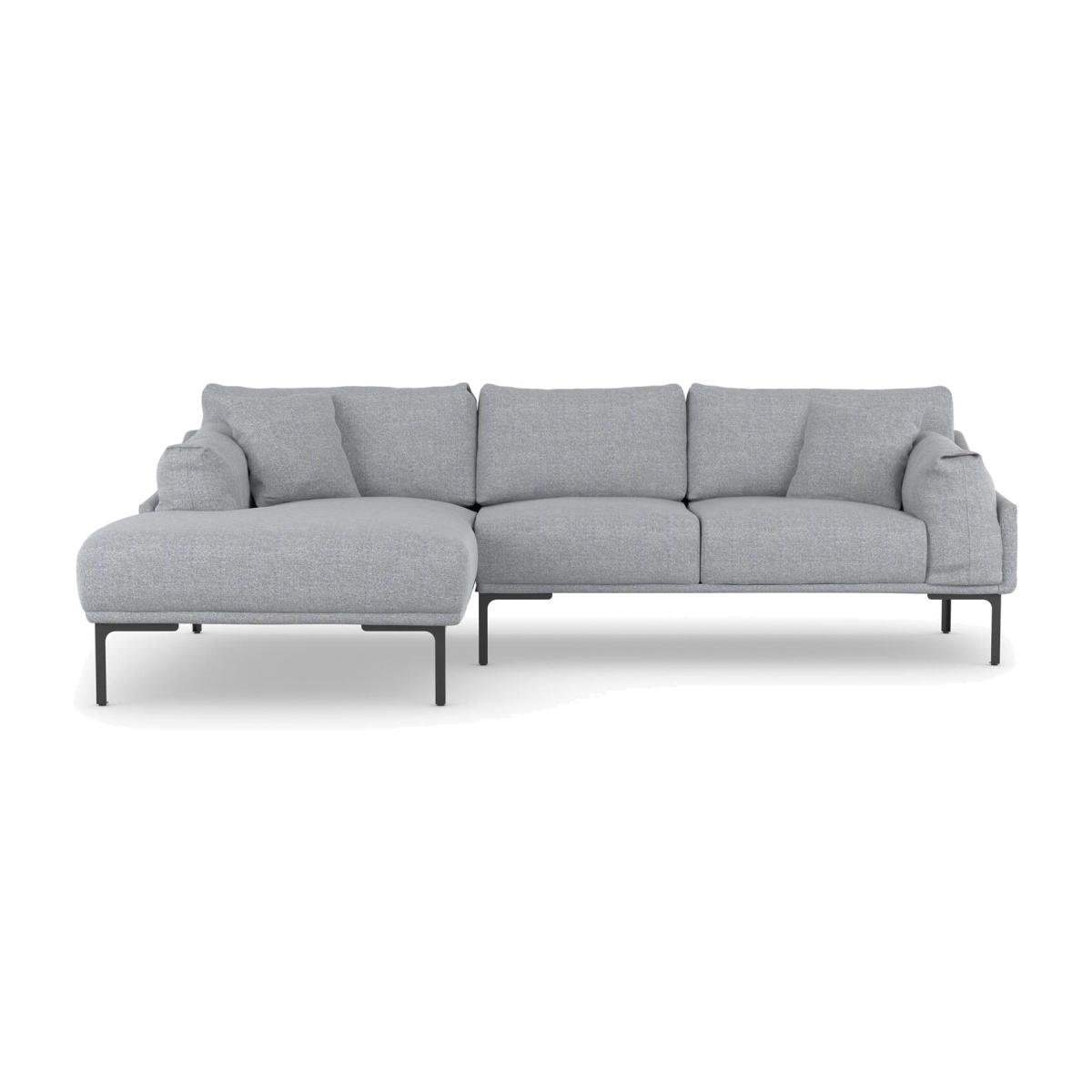Leo Corner Sofa - Melange Grey / Left-hand