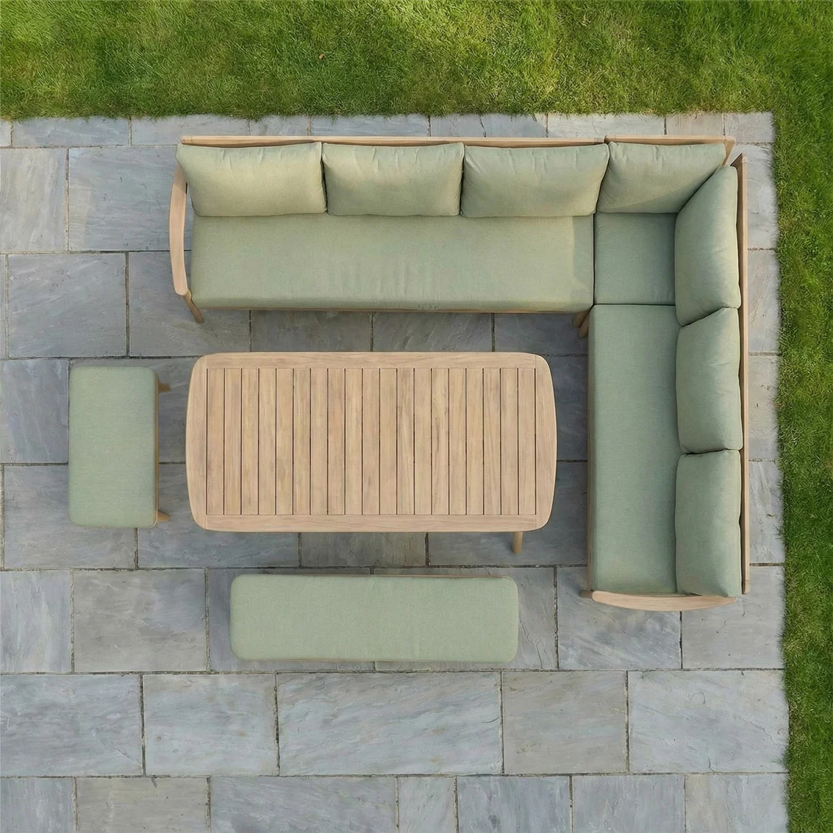 Tetbury Corner Sofa Set - Brown – image 8